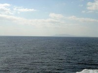 Prvi pogled na Santorini